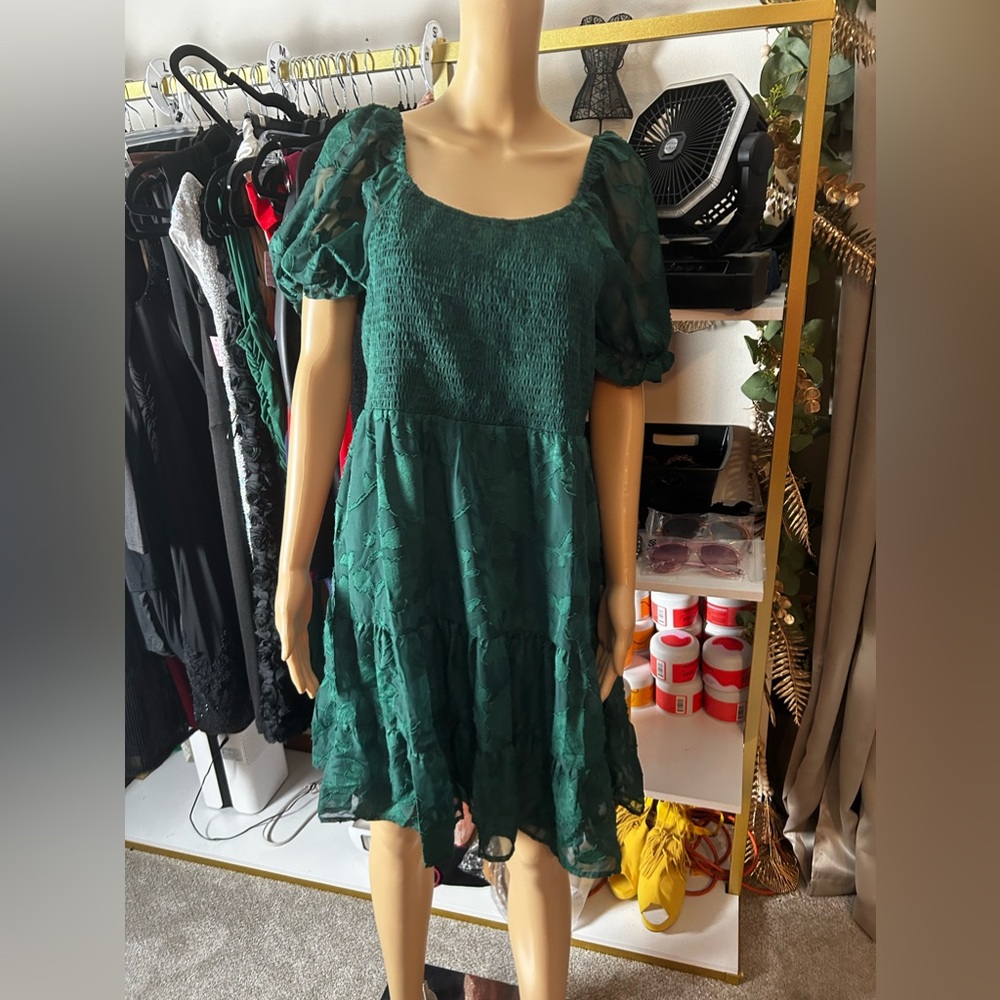 Green dress
